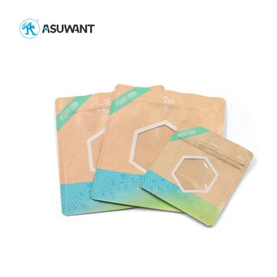 Ziplocki krafti paberi tee pakendikott