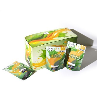 Küpsised kuvavad lainepapist kommikarbi paberpakendeid Kohandatud väljapanekukastid